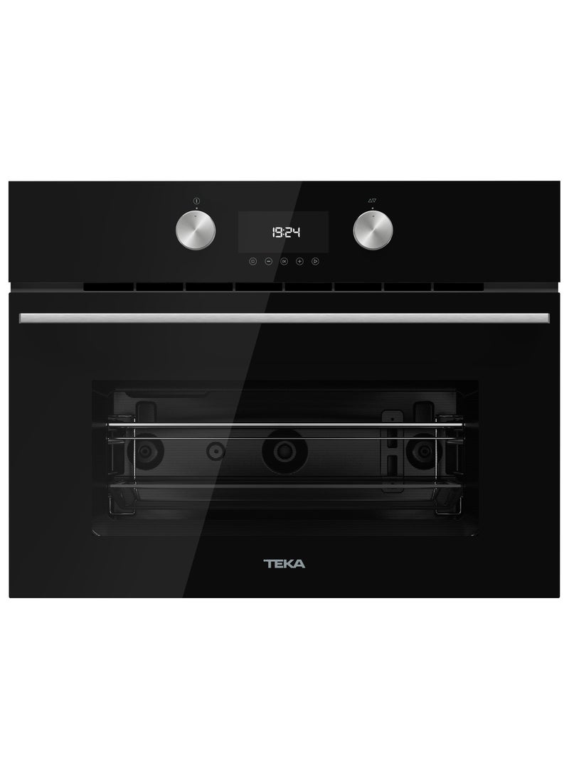 TEKA Compact 45 cm Built-in Microwave with Grill and Touch Control, 3 Cooking Functions, 5 Power Levels, 1000W Microwave Power 45L Capacity MLC 8440 BK 45 L 1400 W 111160003 Black - Image 1