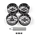 Abendor 4Pcs Metal 124 128 RC Car Drift Wheels 2N2W 22mm 128 RC Car Drift Hubs for MiniZ BBS MiniQ HGD1 MiniD DRZ Wltoys K969 K989 Rc Car Upgrade Parts 25 Degree Titanium - Image 3