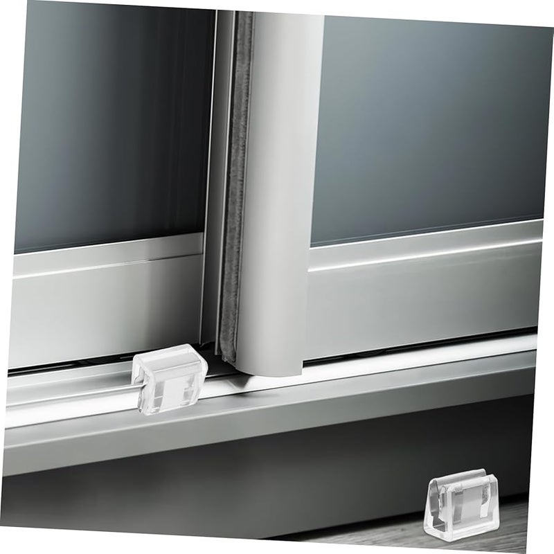 5 حزمة من مشابك أمان النوافذ للأبواب المنزلقة سهلة التركيب قفل محسن السلامة - Image 5