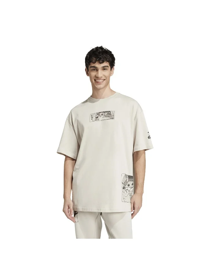 اديداس adidas star wars the mandalorian loose fit men graphic t-shirt
