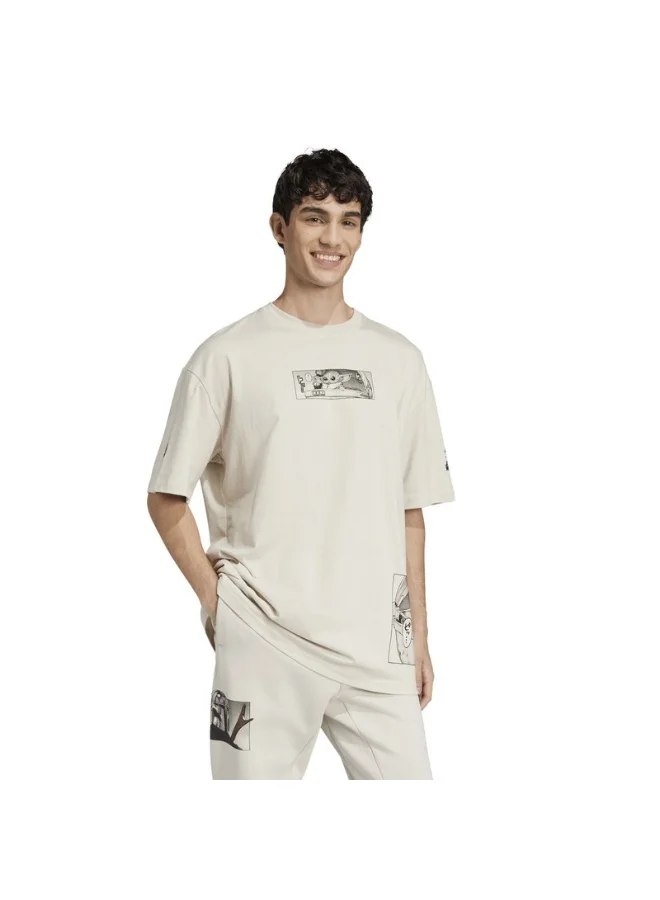 adidas adidas star wars the mandalorian loose fit men graphic t-shirt