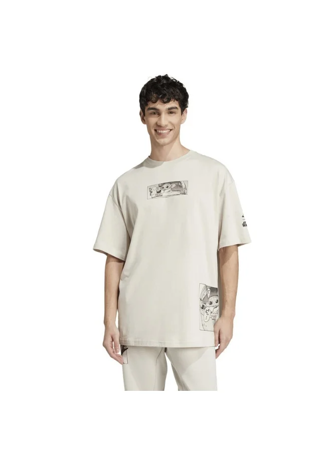 adidas adidas star wars the mandalorian loose fit men graphic t-shirt