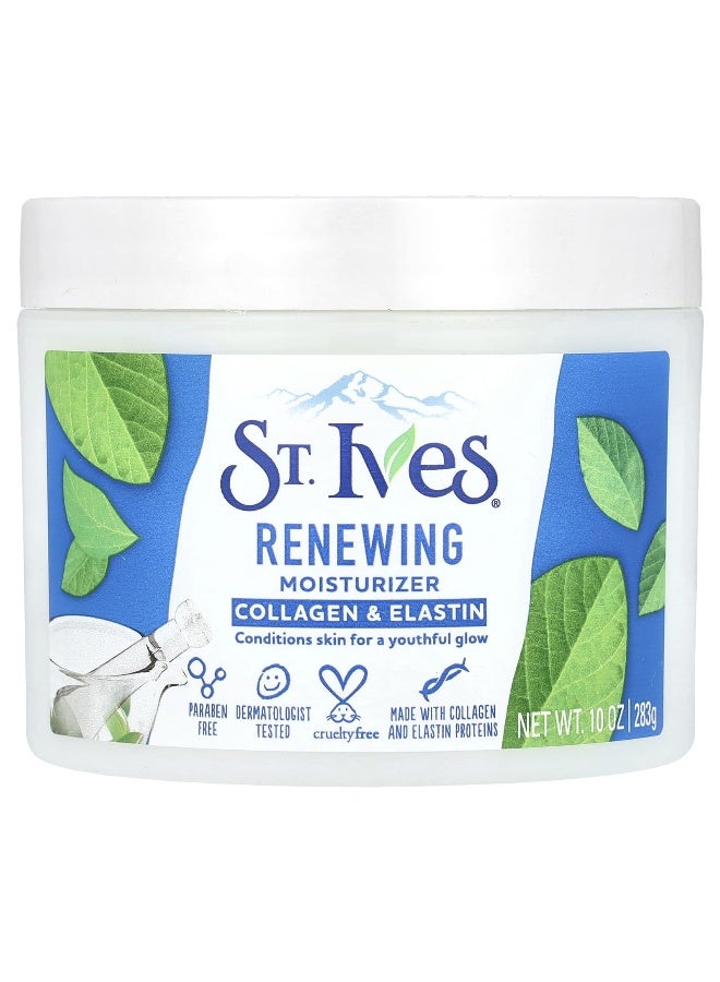St. Ives, Renewing Moisturizer, Collagen & Elastin, 10 oz (283 g)