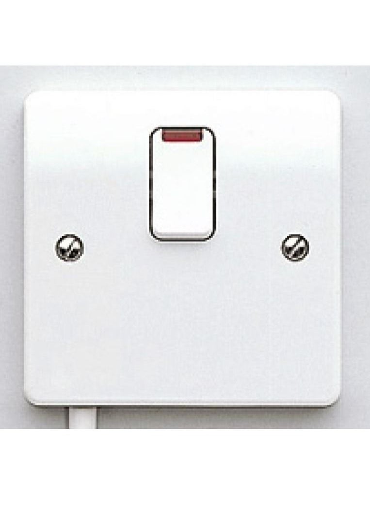 MK - 20A DP SWITCH WITH FLEX OUTLET AND NEON - Image 1