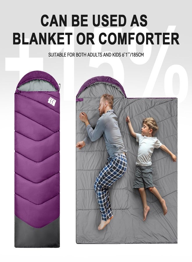 TANSTRIDER Sleeping Bags for Adults Cold Weather - Portable, Waterproof, Lightweight Sleeping Bag for Tall Girls Boys with Compression Sack, for Warm Camping, Hiking, Travel, Outdoor& Indoor - Image 3