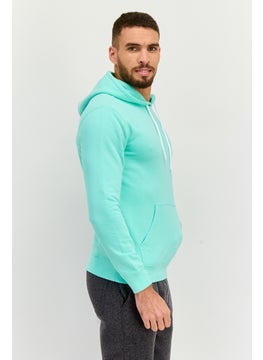 Champion Men Sportswear Fit Long Sleeves Outdoor Hoodies, Mint Green  - Image 2