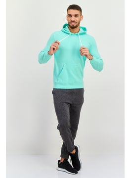 Champion Men Sportswear Fit Long Sleeves Outdoor Hoodies, Mint Green  - Image 4
