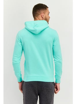 Champion Men Sportswear Fit Long Sleeves Outdoor Hoodies, Mint Green  - Image 3