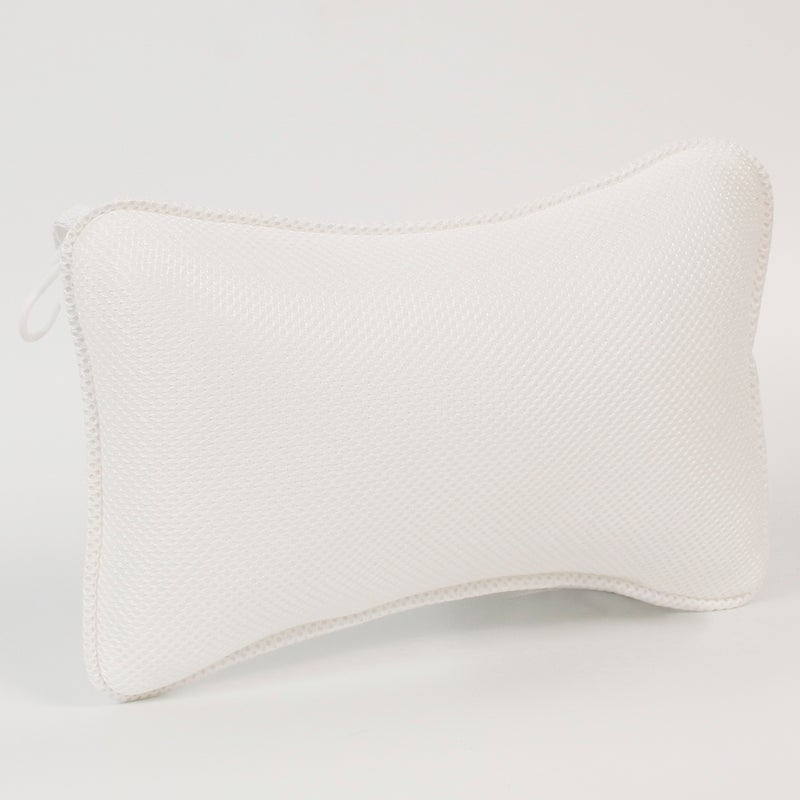 1PC Non- Bathtub Pillow with Cups Pillow Neck Shoulder Support Cushion (White) - Image 3