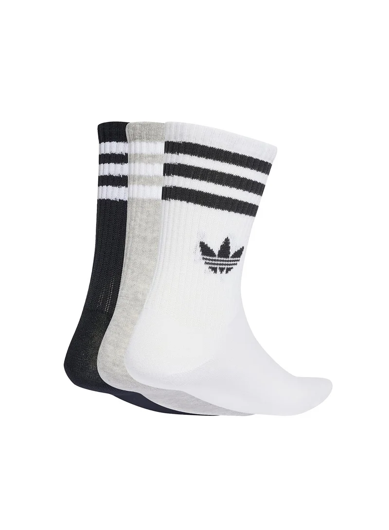 adidas Originals adidas 3S Crew S 3P White Originals Socks