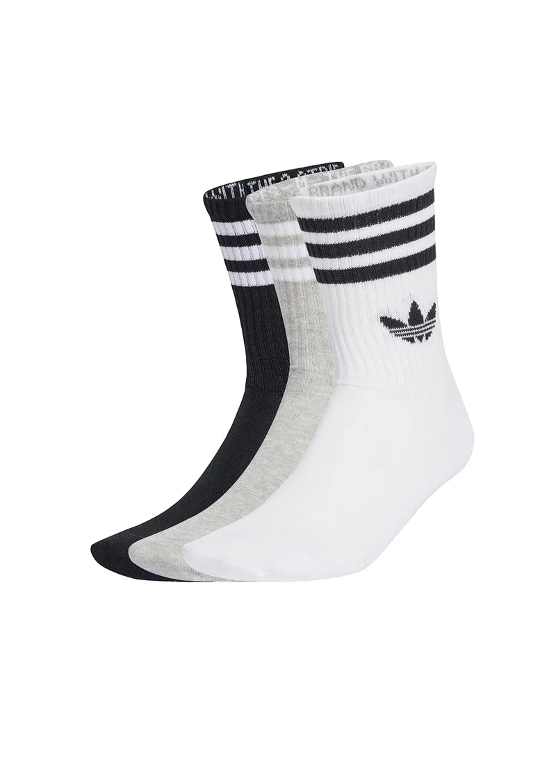 adidas 3S Crew S 3P White Originals Socks