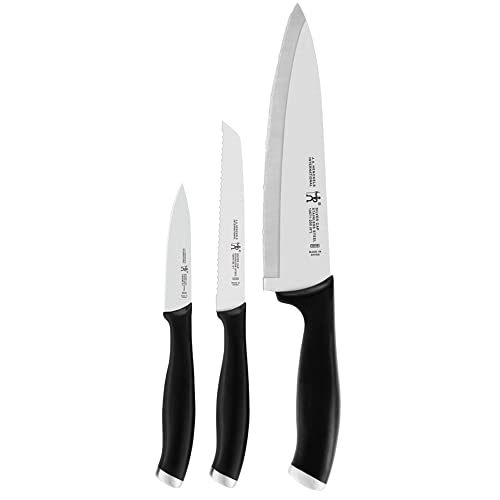 HENCKELS Silvercap Razor-Sharp 3-Piece Kitchen Knife Set, Chef Knife, Paring Knife, Utility Knife, German Engineered Informed by 100+ Years of Mastery - Image 1