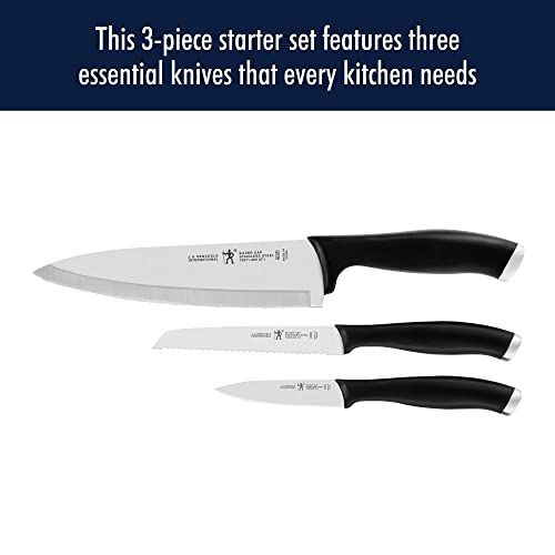 HENCKELS Silvercap Razor-Sharp 3-Piece Kitchen Knife Set, Chef Knife, Paring Knife, Utility Knife, German Engineered Informed by 100+ Years of Mastery - Image 2