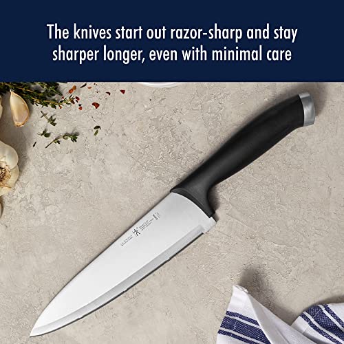 HENCKELS Silvercap Razor-Sharp 3-Piece Kitchen Knife Set, Chef Knife, Paring Knife, Utility Knife, German Engineered Informed by 100+ Years of Mastery - Image 3