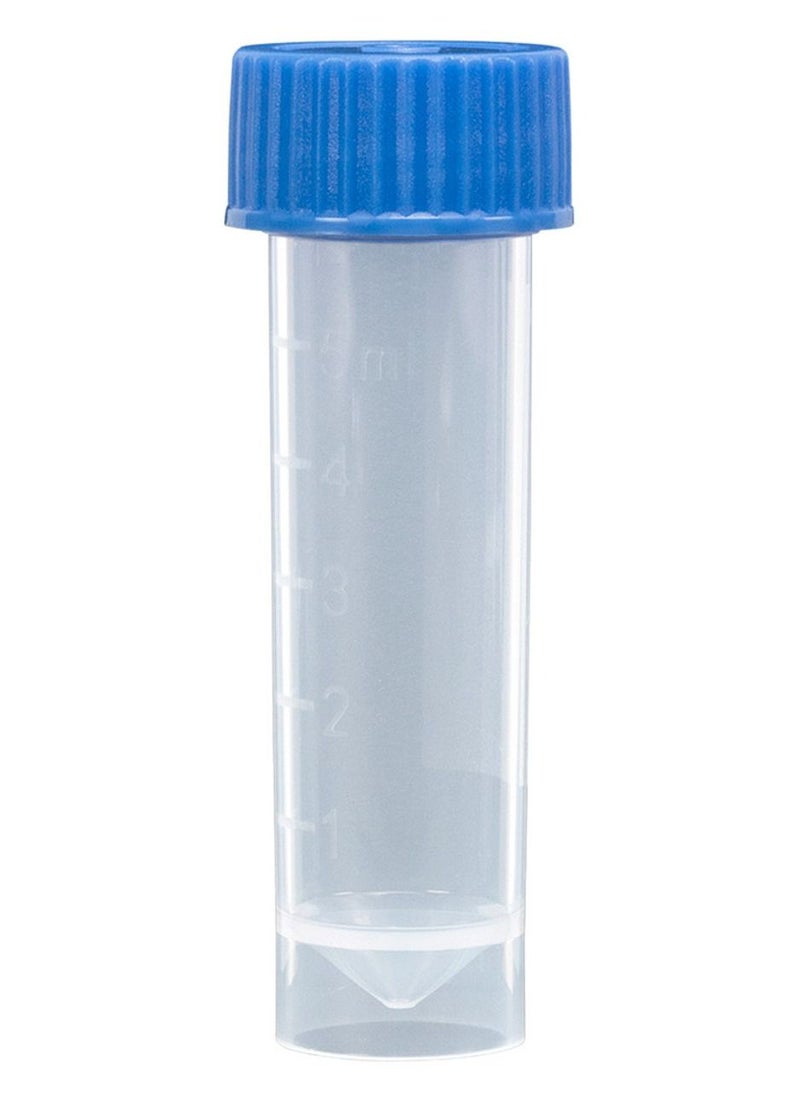 Cellpro 5mL Screw Cap Tubes, nonsterile, caps packed separately, 5 bags of 100, 500/Pk  - Image 2