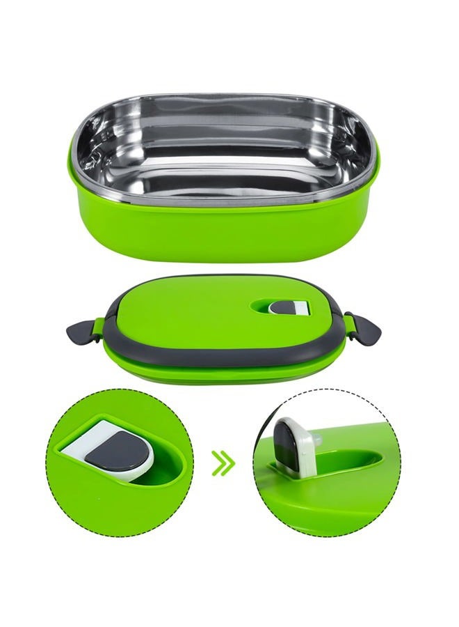 Raguso Thermal Food Box Container, Green Insulated Food Container Safe 1 Layer for Home - Image 5