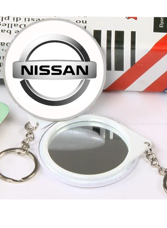 نيسان سلسلة مفاتيح بتصميم سيارة نيسان أنيقة وحديثة إكسسوار سيارة رائع وهدية جميلة