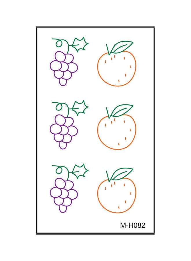 NIBEMINENT Waterproof Fashionable Temporary Tattoo Sticker Multicolour - Image 1