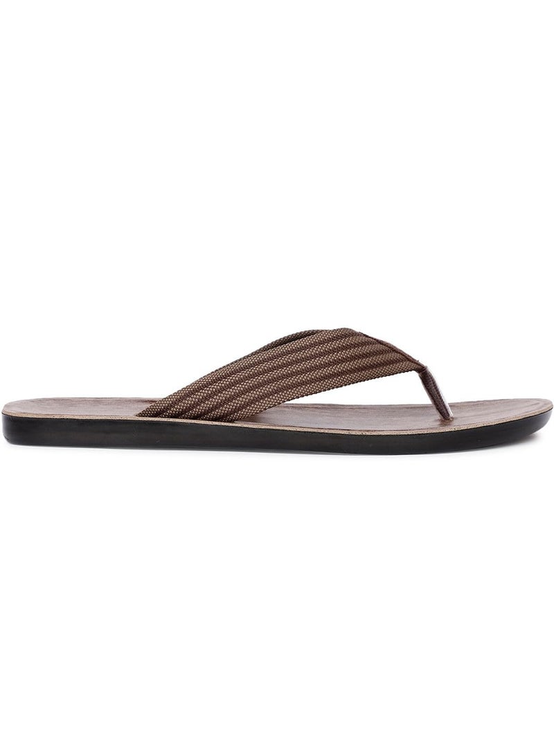 Bata Men Casual Slipper - Brown (UK- 8) - Image 2