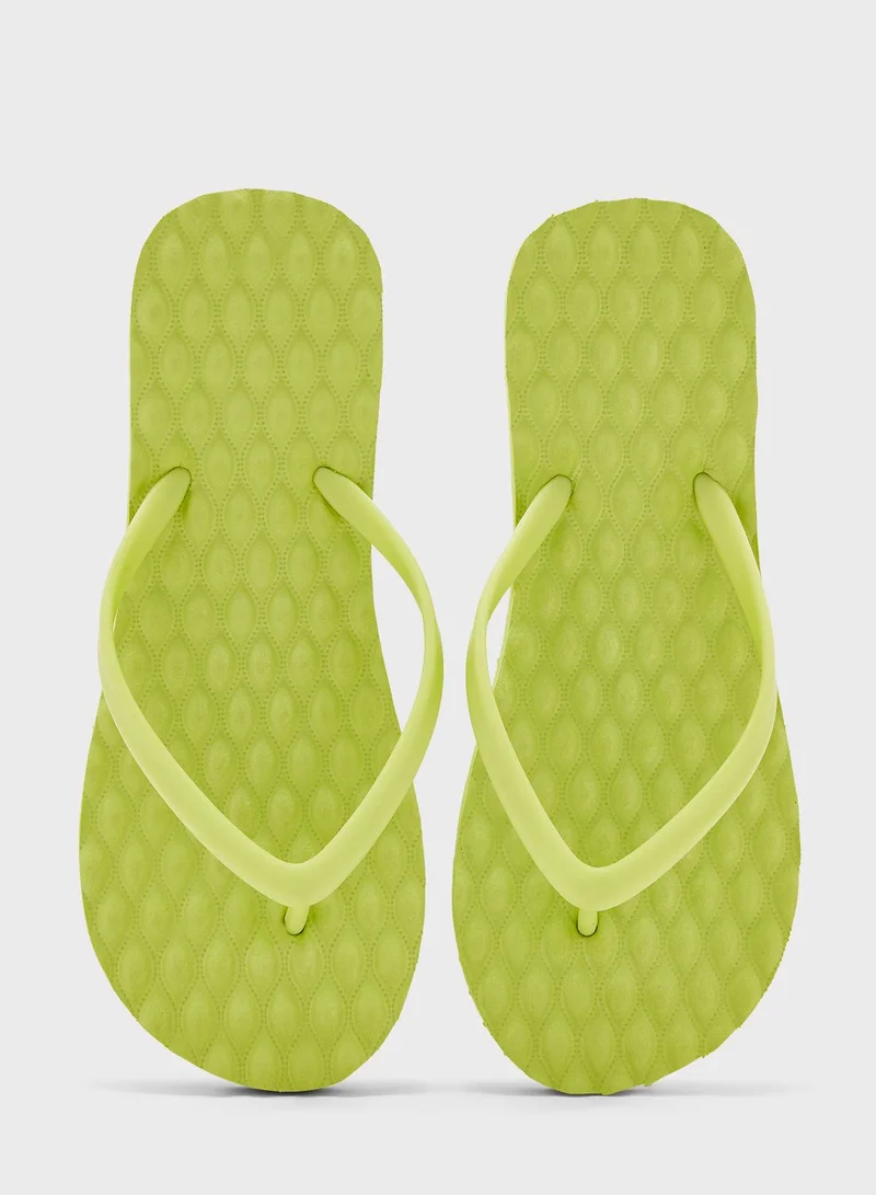Ginger Quilted Texture Flip Flop