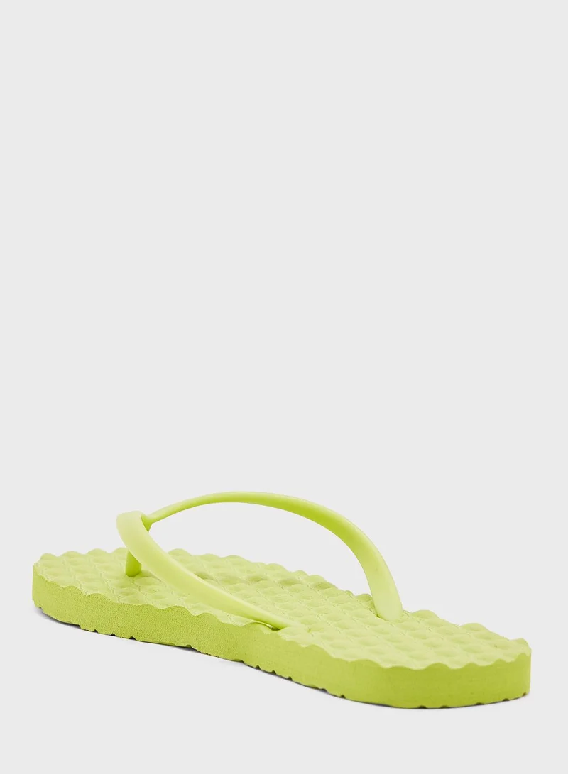 Ginger Quilted Texture Flip Flop