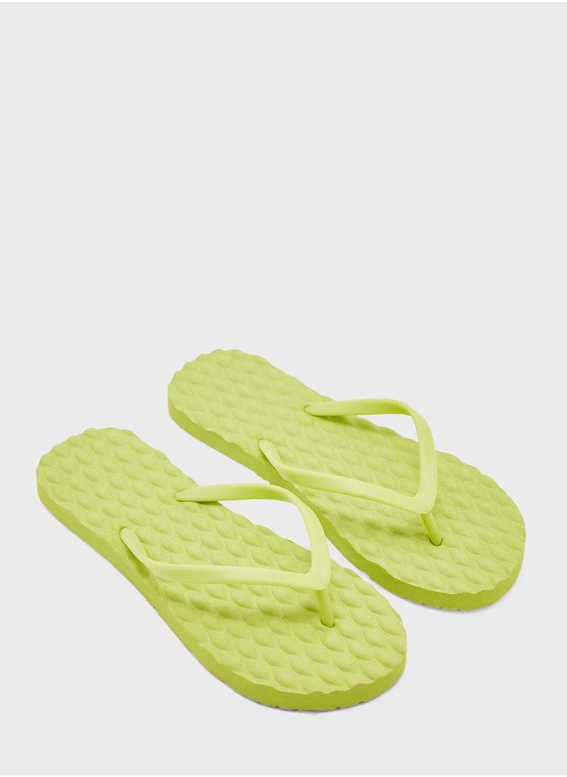 Ginger Quilted Texture Flip Flop