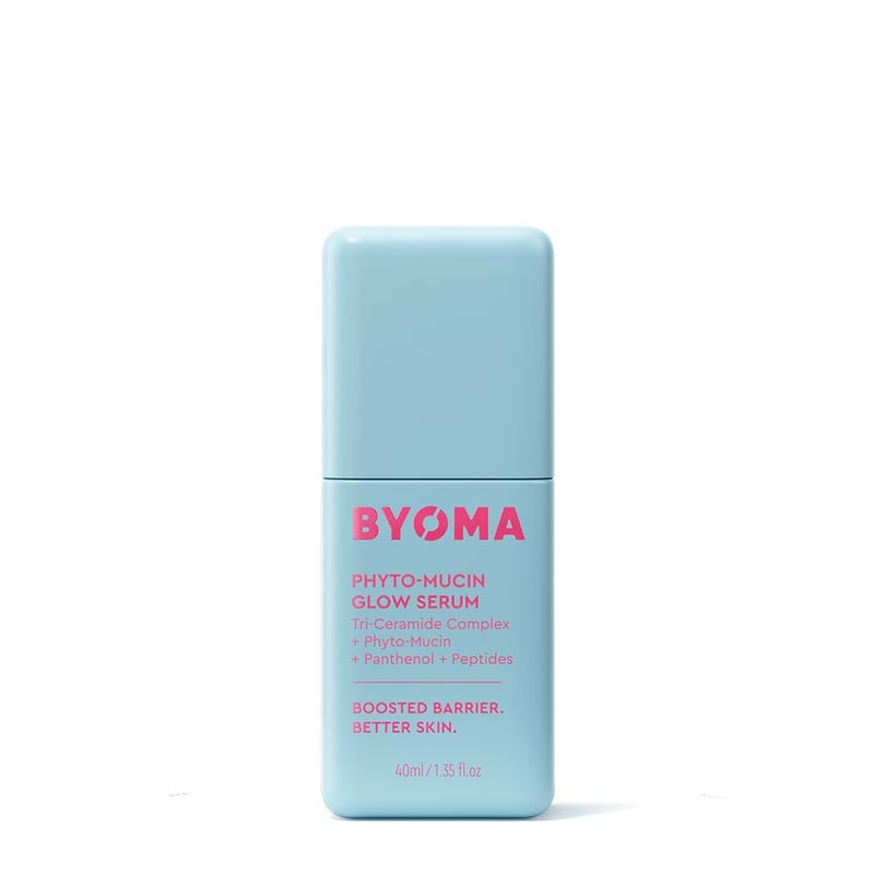 BYOMA PhytoMucin Glow Serum Mucin Face Serum for Glass Skin Plumps Primes Hydrates Flawless Primer and Makeup Base Strengthens Skin Barrier 135 floz