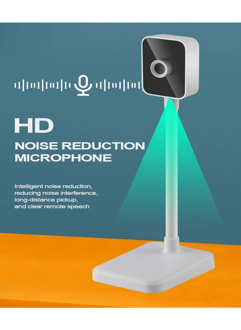 كيسونلي كاميرا ويب بدقة 1080P HD USB، كاميرا ويب عالية الدقة للكمبيوتر المحمول على سطح المكتب، كاميرا ويب عالية الدقة للكمبيوتر مع تركيز دقيق يدوي، كاميرا ويب بزاوية قابلة للتعديل، برنامج تشغيل مجاني، كاميرا ويب للكمبيوتر لمكالمات الفيديو، مؤتمرات الفيديو.  - Image 4