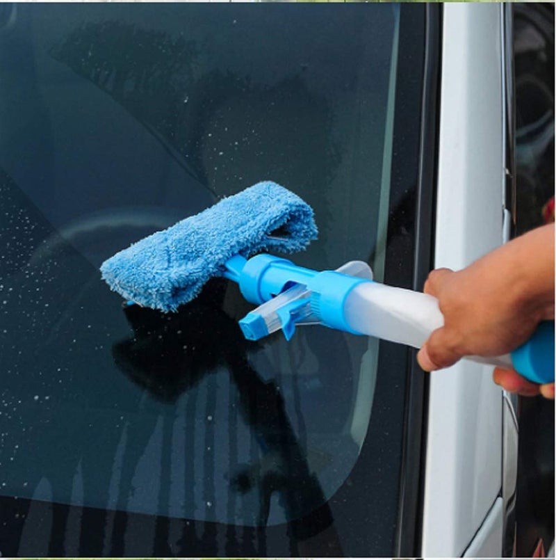 PARAM Param 3 in 1 Magic Spray Type Cleaner Car Window Cleaning Airbrush Glass Fiber WiperBrush 24x6x13 cm Multicolour - Image 3