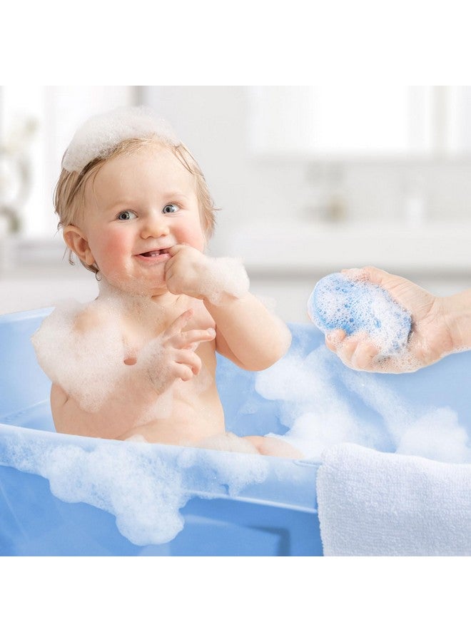 Sevi Bebe Cellulosic Baby Bath Sponge - 100% Natural, Skin Friendly and Soft Bath Sponge for Infants and Toddlers. Natural, Healthy and Hygienic Bathing for Your Little one! (Pack of 1, Blue) - Image 3