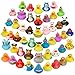 Playbees Assortment Rubber Duck Toy Duckies for Kids 25 Pack Sensory Play Stress Relief Stocking Stuffers Bath Birthday Gifts Baby Showers Classroom Incentives Summer Beach and Pool Activity - Image 2