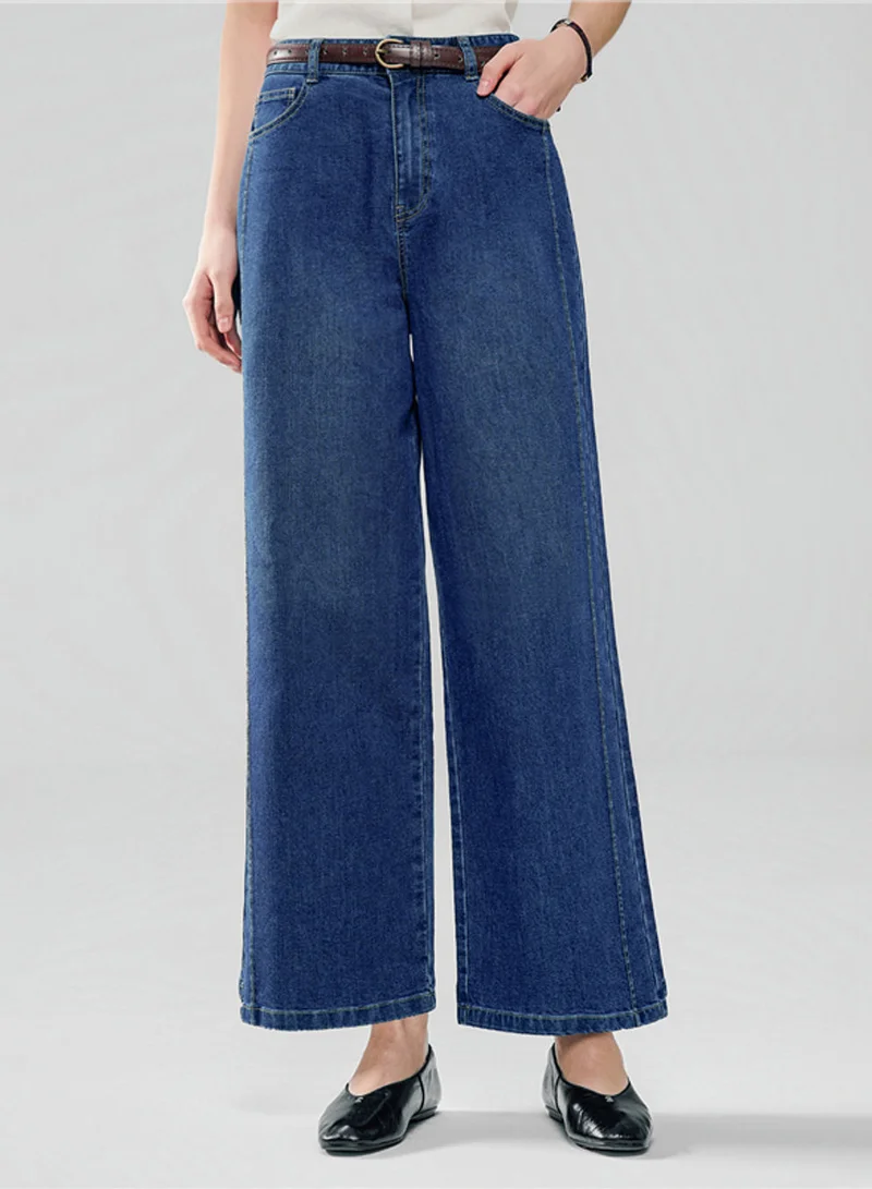 Women's High Waist Wide Leg Cool Jeans