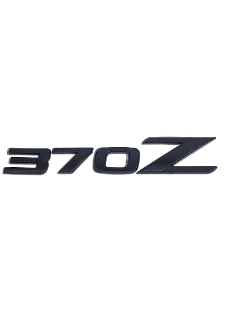 Generic Emblem 370Z Metal Sticker -Black 