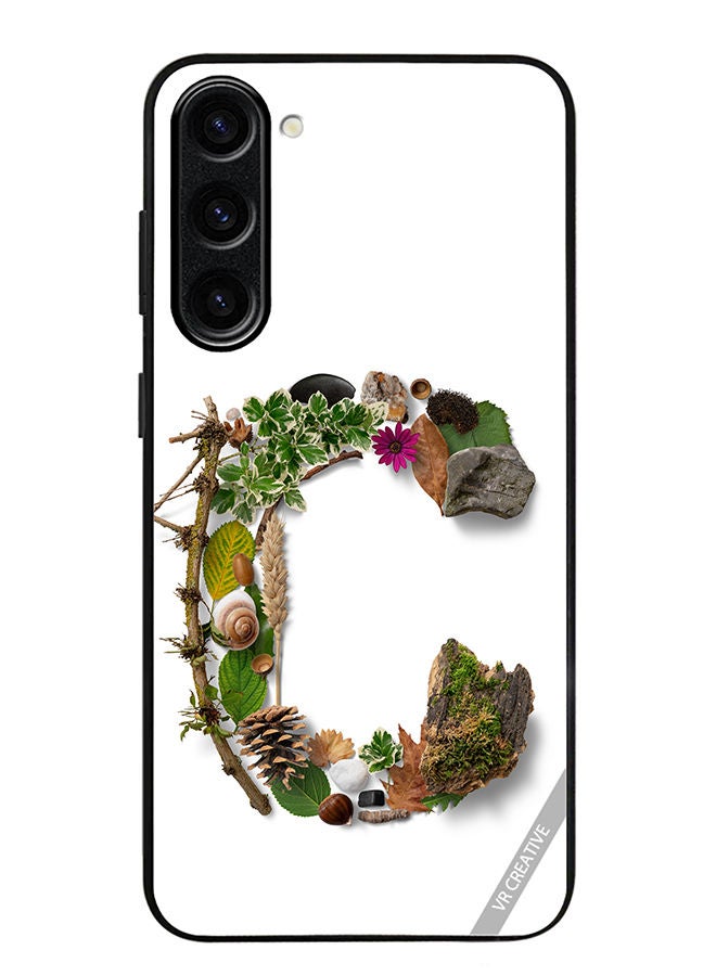 VR CREATIVE Protective Case Cover For Samsung Galaxy S23 Plus Alphabet C Design Multicolour - Image 1