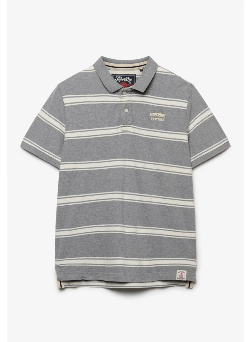 سوبر دراي Vintage Stripe Jersey Polo Shirt
