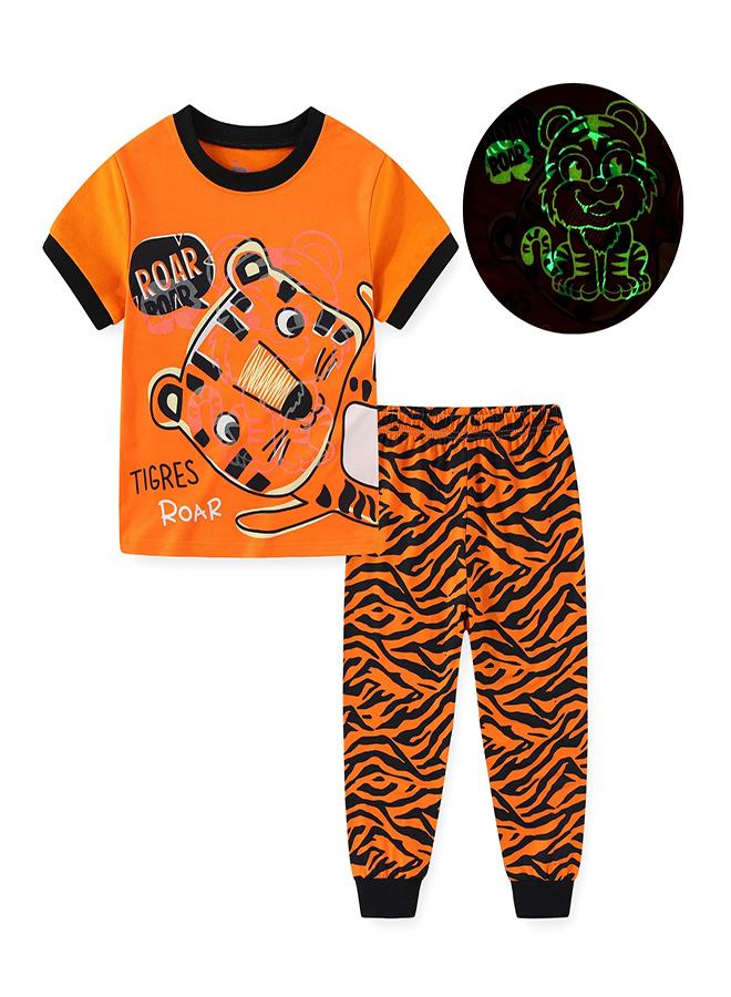 babyqlo Roaring Tiger Jungle Adventure Set Pajama Set - Image 2