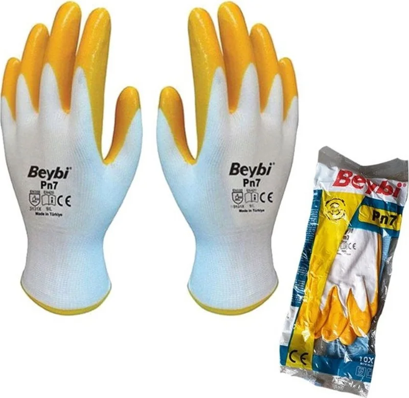 Beybi Pn7 Nitrile Work Gloves 10 No 1 Pair