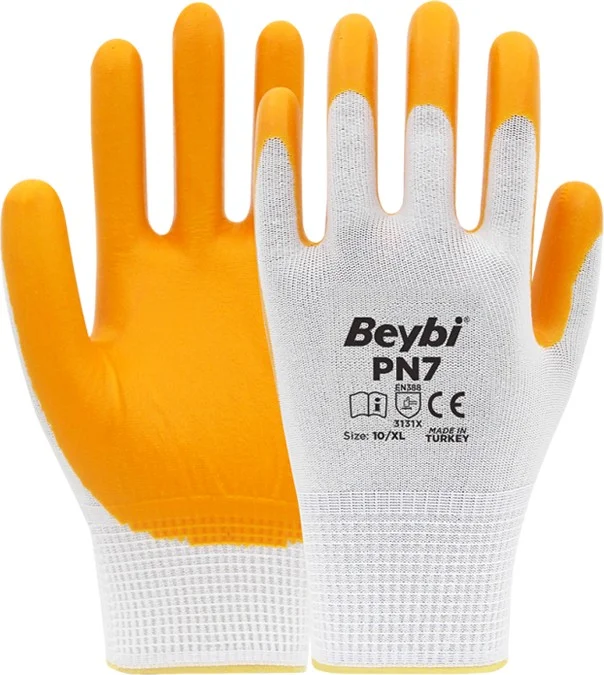 Beybi Pn7 Nitrile Work Gloves 10 No 1 Pair