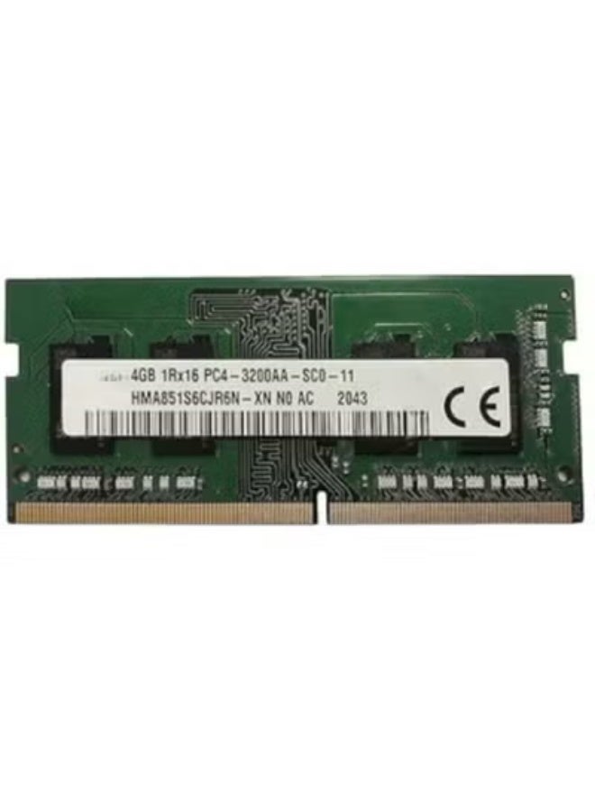 4GB DDR4 3200MHz SODIMM Laptop RAM Memory Module, 1.2V, 1Rx16, PC4-25600, OEM Package - Image 1