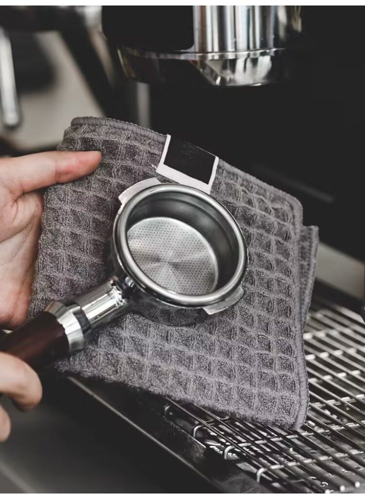 Coffee Cloth 4 Pack 30x30cm Microfiber Barista Towel Coffee Machine Cleaning Accessories for Espresso Machine, Steam Wand, Countertop - Image 1