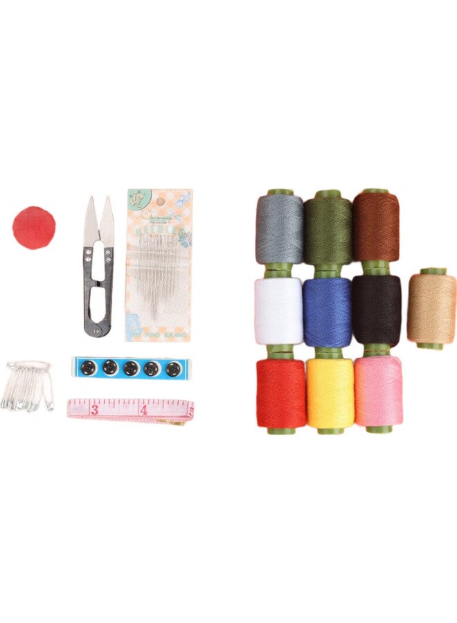 JAJALIN Sewing Kit, Portable Home Sewing Box, Multi-Functional Tool Kit For Hand Sewing And Mending, Includes Sewing Needles And Thread Set - Image 3