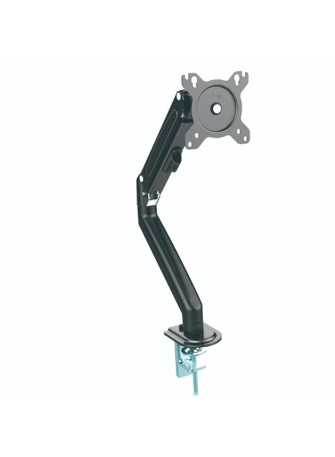 Generic Monitor Desk Mount Stand Full Motion Swivel Monitor Arm with Gas Spring for 17-27''Monitors(Within 4.4lbs to 15.4lbs) Computer Monitor Stand（Black）  - Image 1