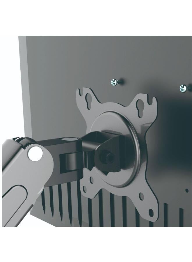 Generic Monitor Desk Mount Stand Full Motion Swivel Monitor Arm with Gas Spring for 17-27''Monitors(Within 4.4lbs to 15.4lbs) Computer Monitor Stand（Black）  - Image 3