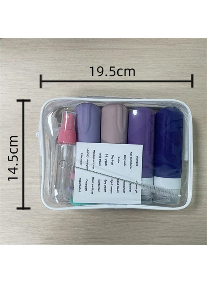 17 Pack Silicone Travel Bottles Set, Travel Size Toiletries, Leakproof Travel Bottles for Toiletries, Travel Accessories for Women, Airplane Travel Essentials, Travel Containers for Toiletries - Image 4
