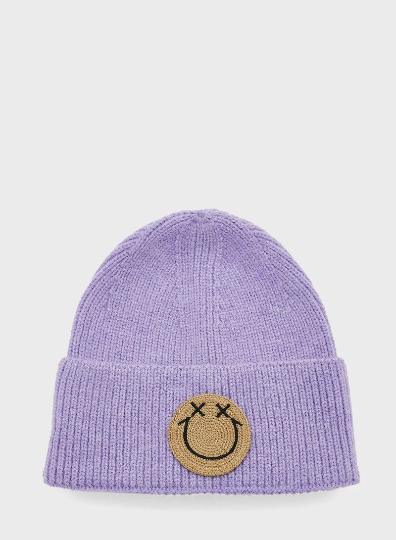 Seventy Five Knitted Smiley Winter Beanie