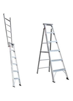 Zamil Aluminum Ladder Dual Purpose Heavy Duty Extendable 6 Step - pzsku/ZED350A00E4D3EB8E819CZ/45/_/1666625295/f7f9082e-1b95-4280-a02e-5274bdc6e0c5