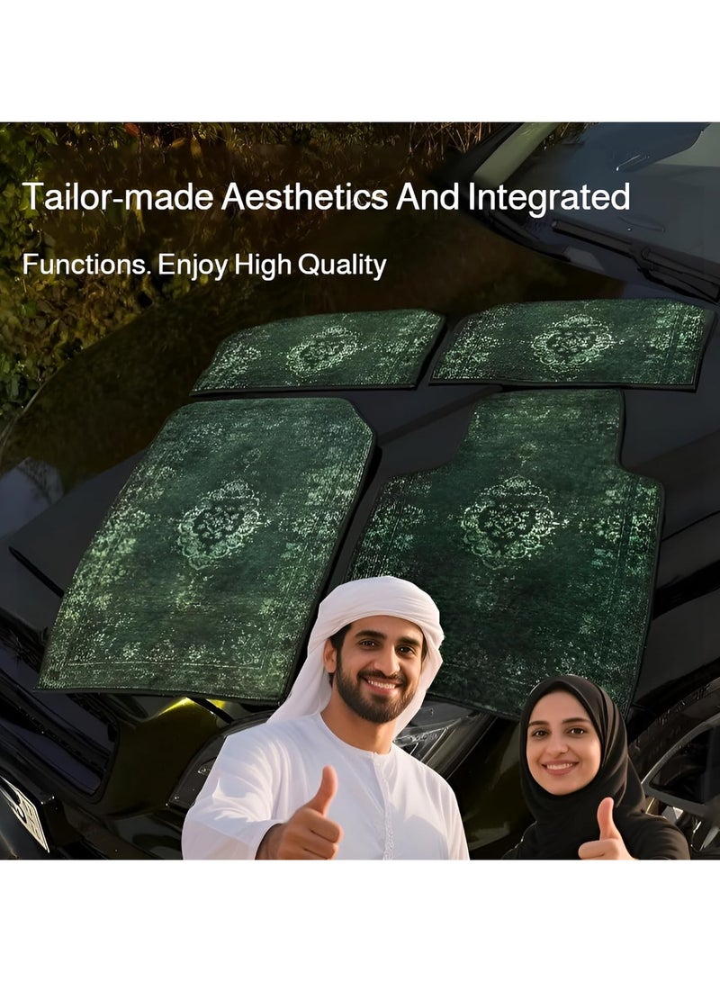 INSIJAM 4PCS Premium Automotive Floor Mats  Scratch-Proof Car Interior Protection Fit Easy Maintenance Compatible with Vehicles SUVs And Trucks Car Mats For Car Flooring - Image 3