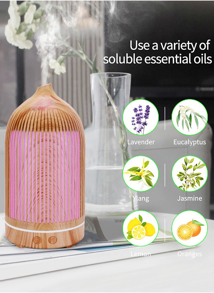 Perfii 200ml Ultrasonic Aroma Essential Oil Diffuser for Home, Bedroom and Office  - Image 2