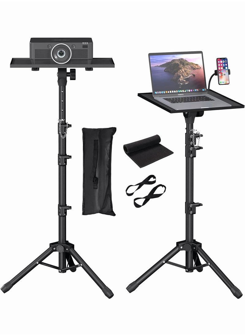 Generic Projector Stand Tripod, Laptop Floor Stand Adjustable Height 23 to 63 Inches, Multifunctional Projector Tripod Stand for Office Home Theater, Projector Stand for Outdoor Movies  - Image 1
