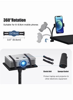 Generic Projector Stand Tripod, Laptop Floor Stand Adjustable Height 23 to 63 Inches, Multifunctional Projector Tripod Stand for Office Home Theater, Projector Stand for Outdoor Movies  - Image 5